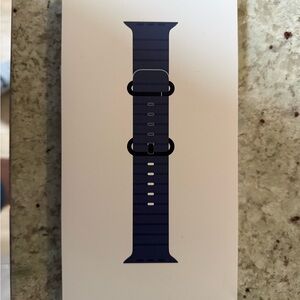 Apple Watch Band 49mm: Anchor Blue Black Titanium Ocean Band